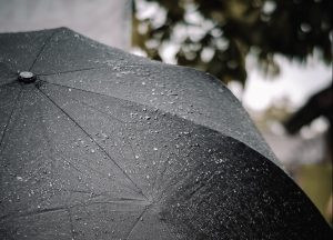 Umbrella in the rain