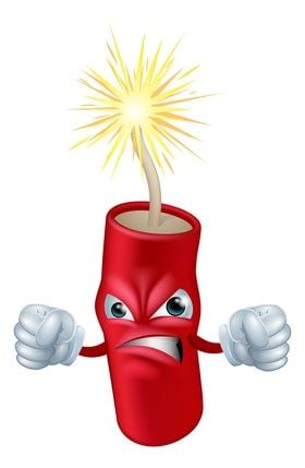 Fire cracker - what your stomach sometimes feels like!