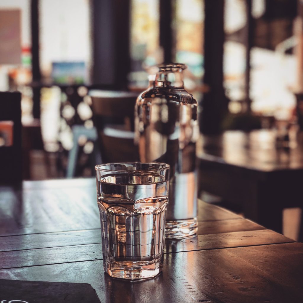 Glass of water