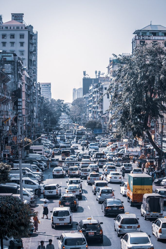Traffic jam, like Liver Blood stasis