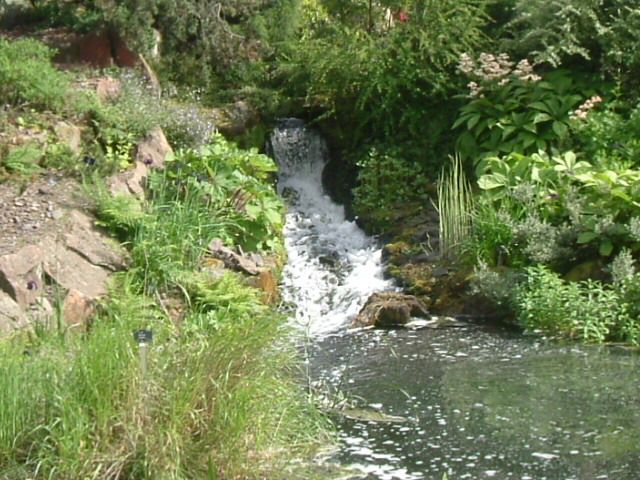 A stream flowing steadily like healthy Qi