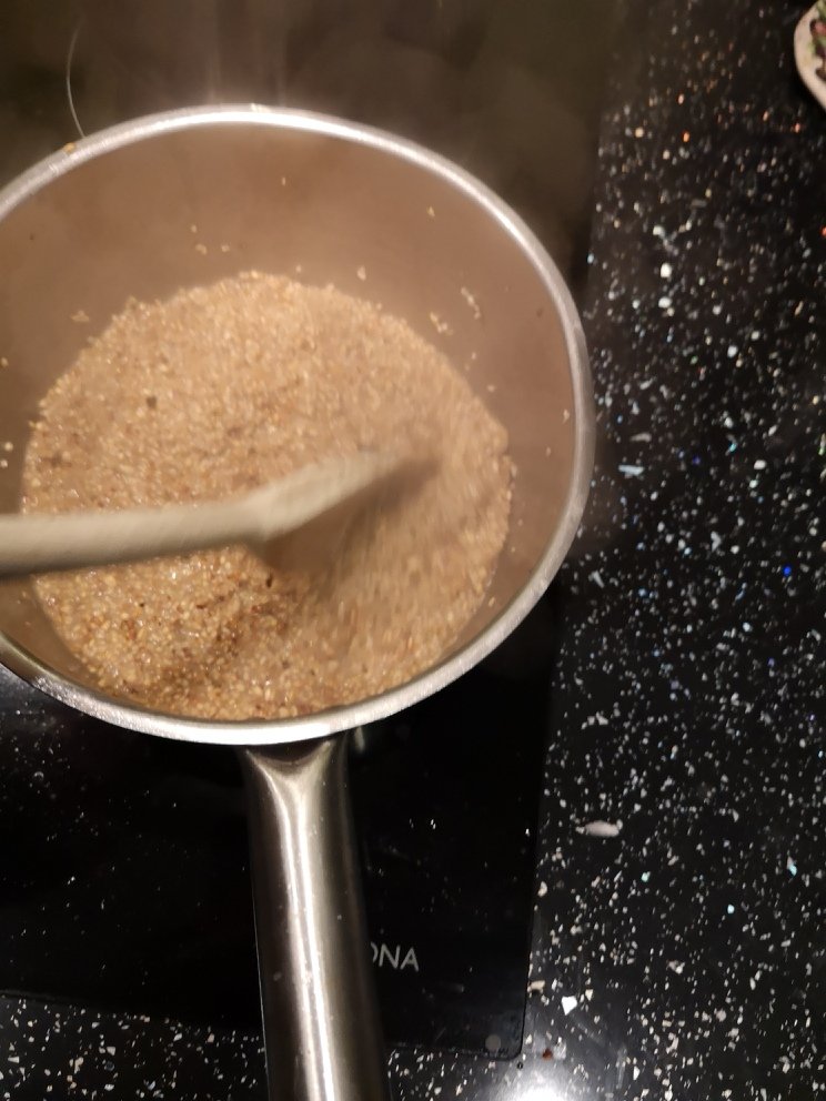 Waiting for the Steam to rise from pinheads being stirred over heat for Clogstoun Porridgee
