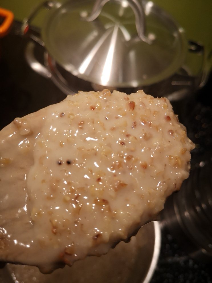 Clogstoun Porridgee after eight processes