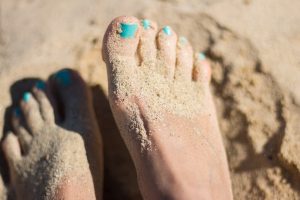 Toenails are near jing-well points