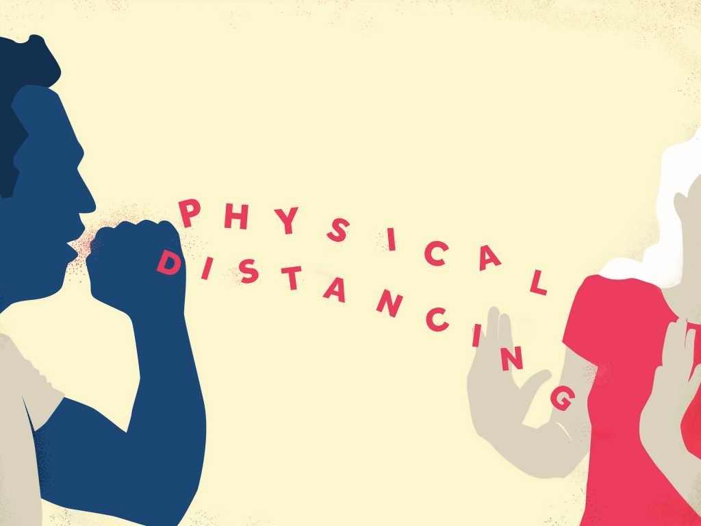 cough and social distancing