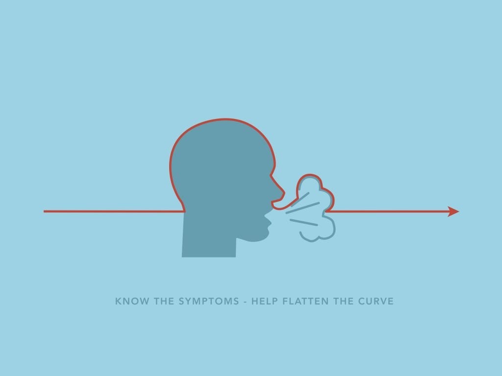 Cough, know the symptoms, help flatten the curve