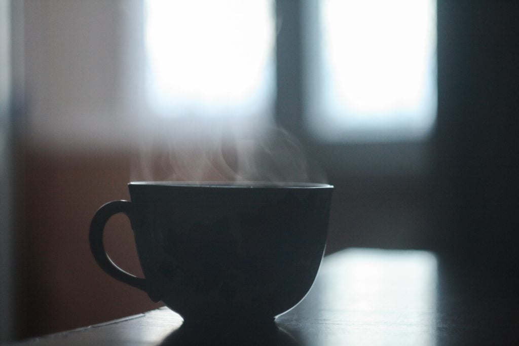 A cup of warm tea to warm you!