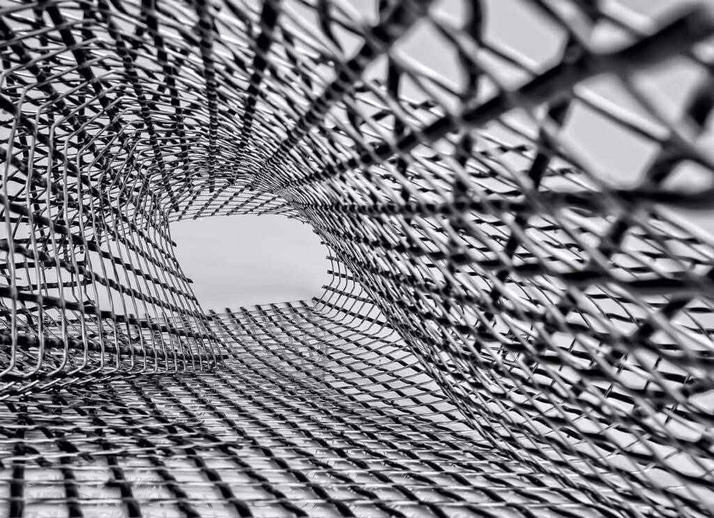 A blocked mesh stops blood flowing leading to cold feet