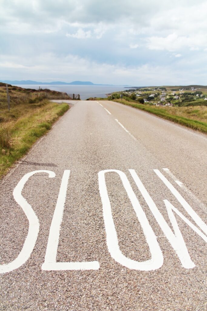 Where the metal element hits the road, it's not always fast!