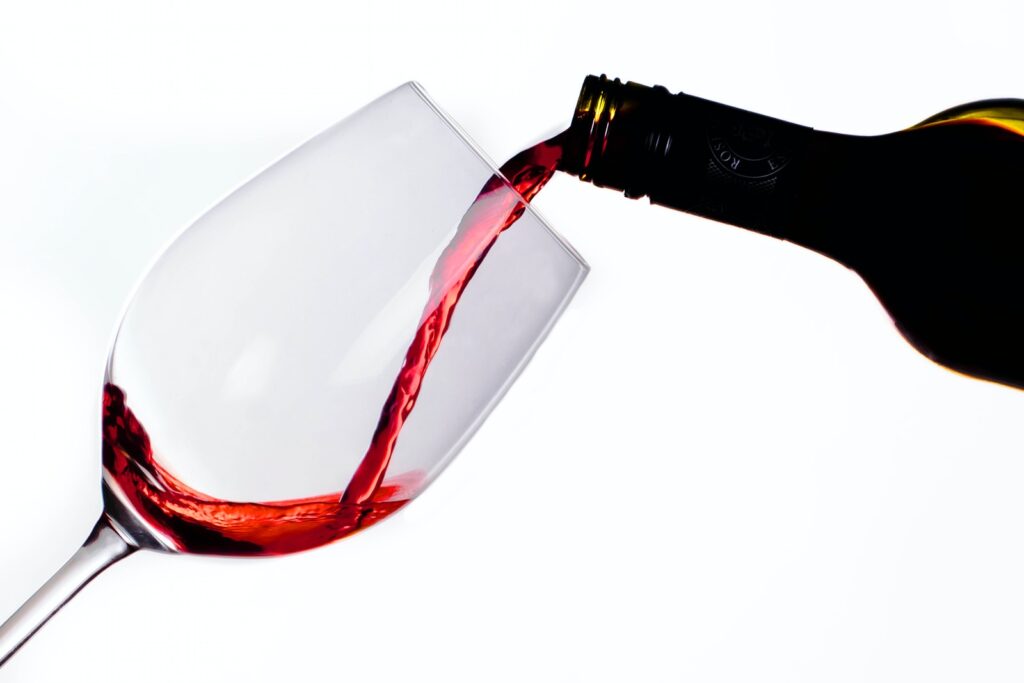 Red wine, is warming, and also sometimes pungent and sweet, even bitter taste