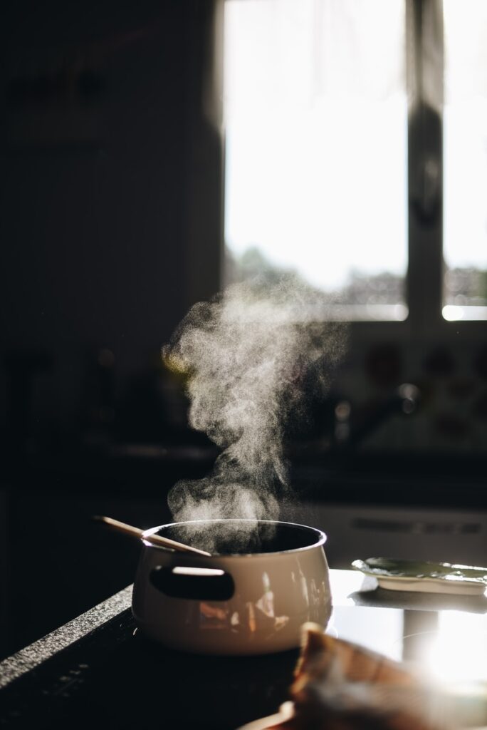Cooking alters the quality and energy of food with the spicy taste