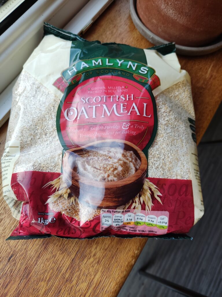 Oatmeal for Oatcakes